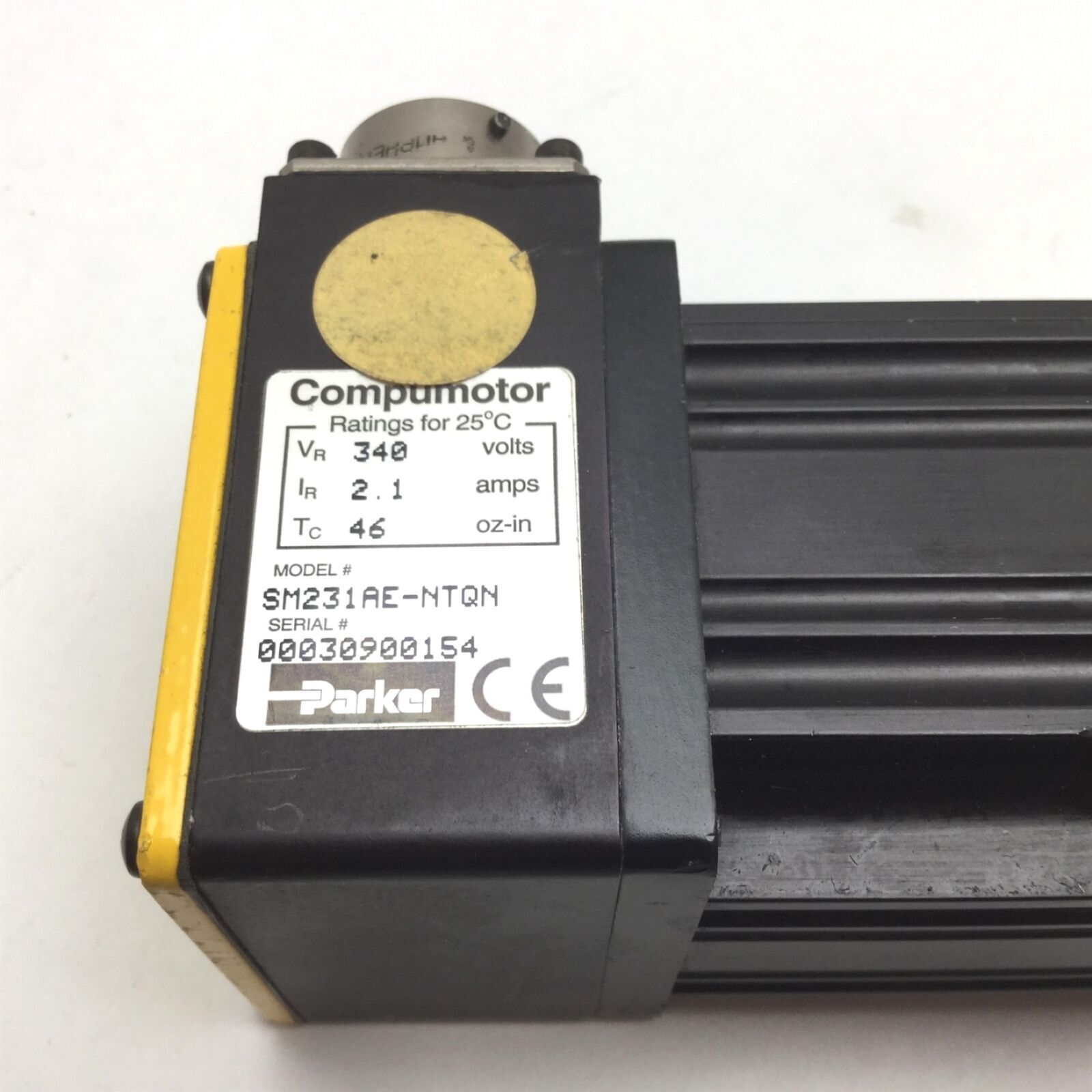 Parker Compumotor Sm231ae-Ntqn Servo Motor 340V 2.1A Brand New B2b Servomechanism