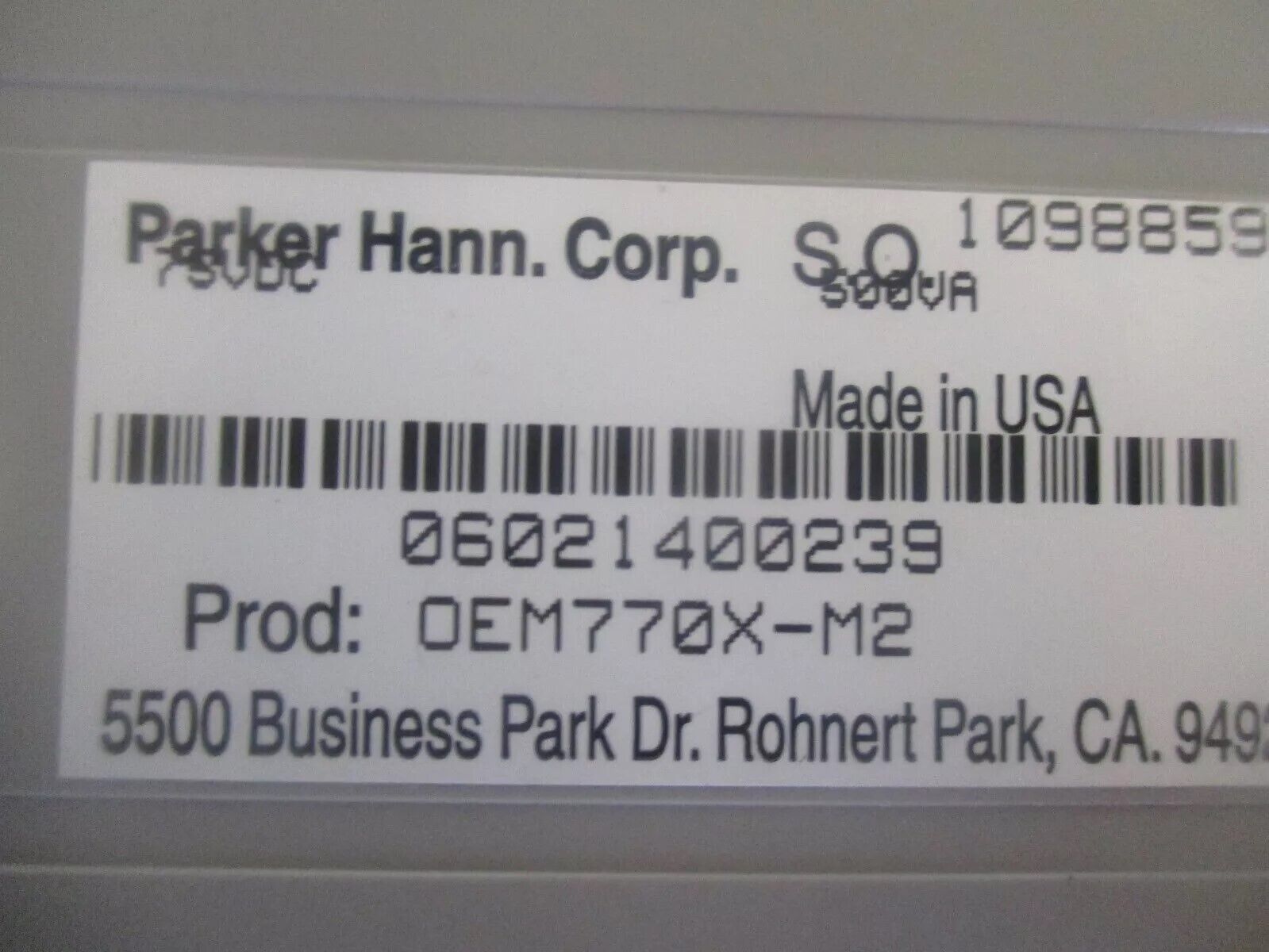 Parker Oem770x-M2 Oem770xm2 Brushless Servo Drive Store Variable Frequency
