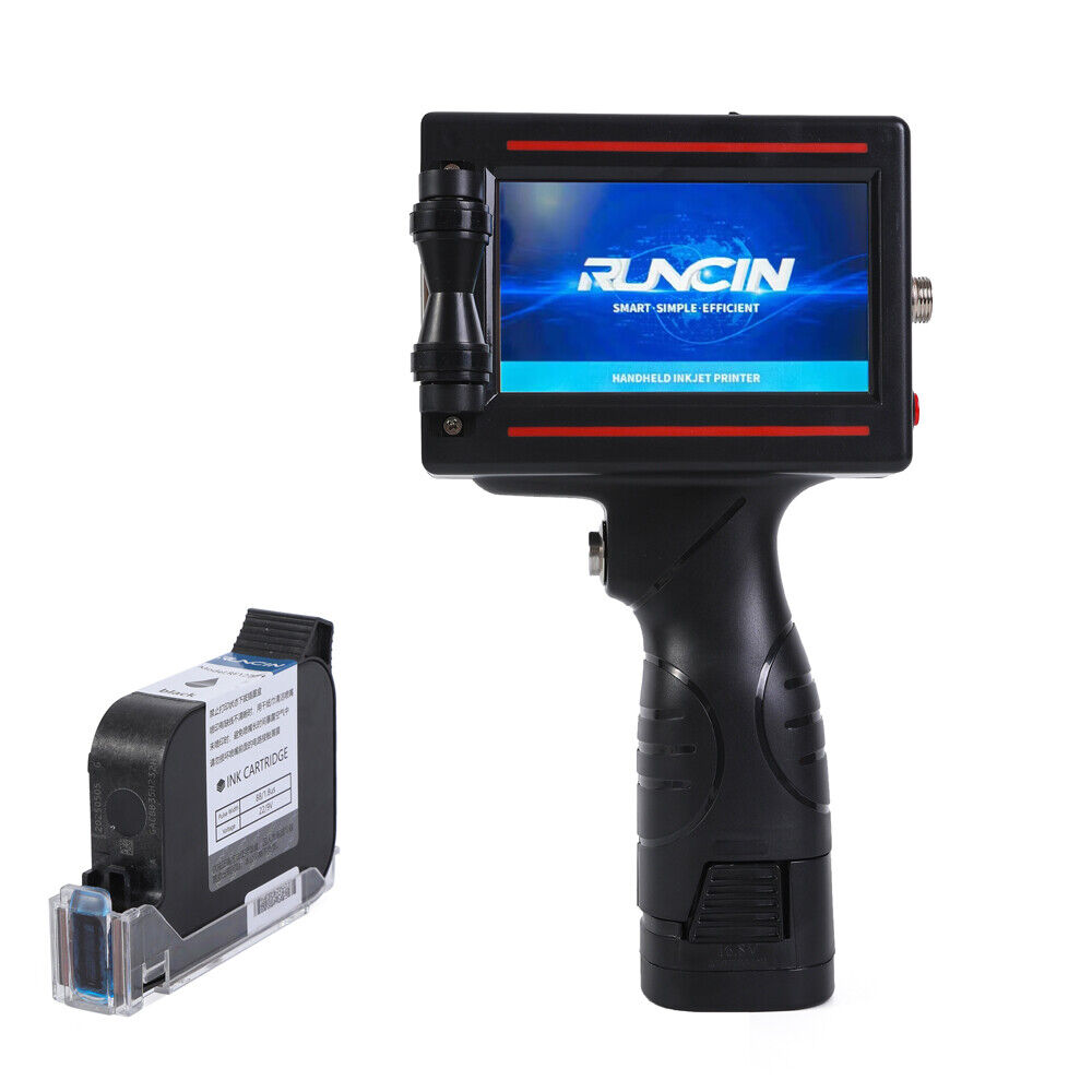 Handheld Inkjet Printer 600Dpi Date Logo Barcode Coder Batch Qr Coding Machine Brand New Fast Delivery Seller Direct Company