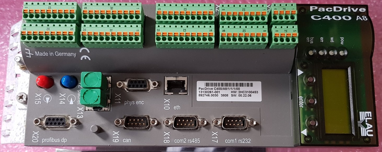 Elau Pacdirve Servo Controller C400/A8/1/1/1/00 Website in Box