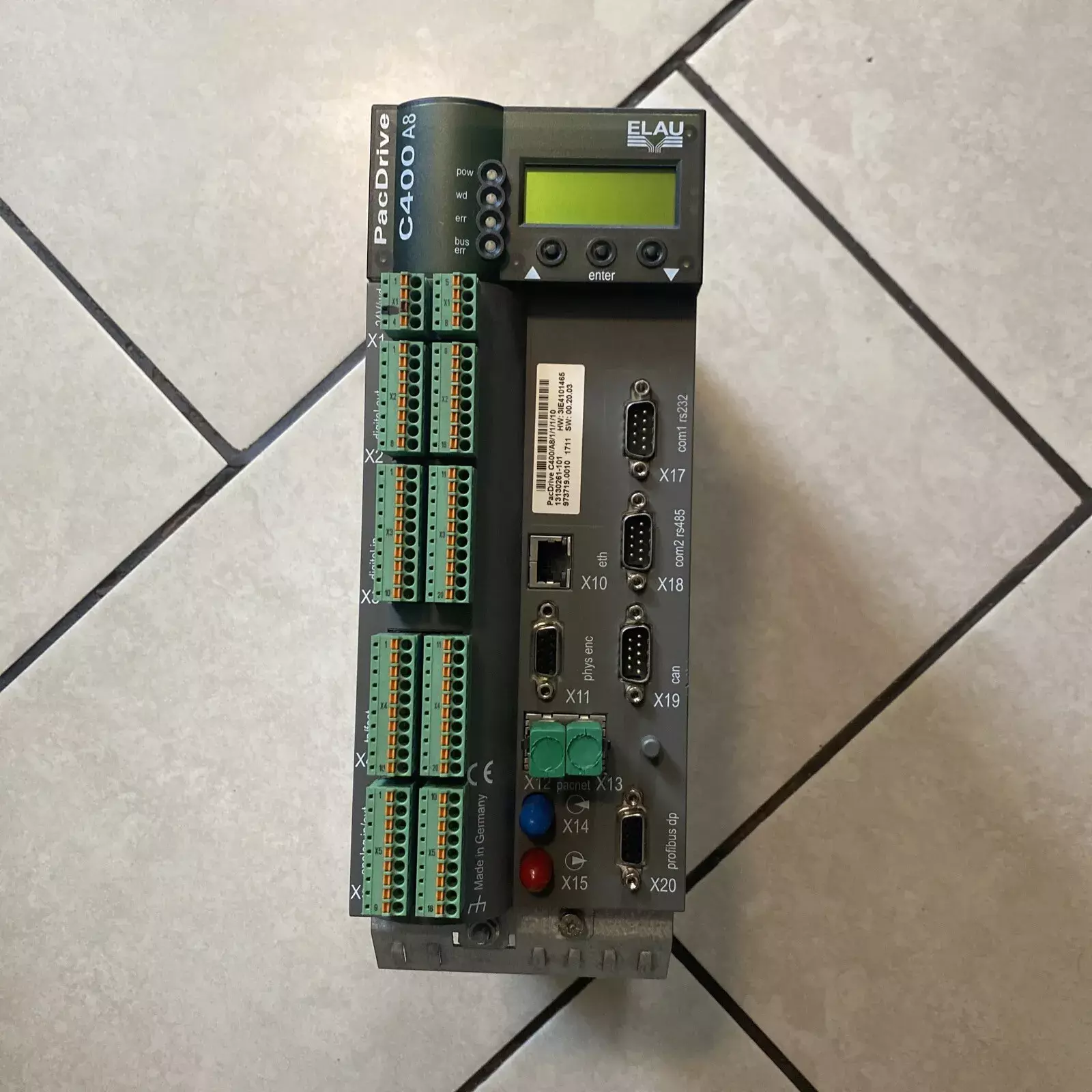 Elau Pacdirve Servo Controller C400/A8/1/1/1/10 100% Quality Guarantee